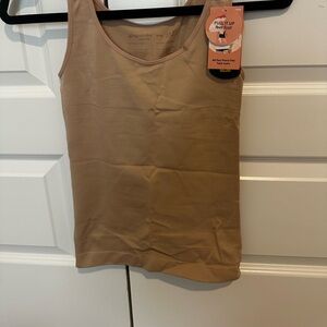 New With Tags Shapermint Beige Tank Cami Top